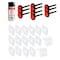 Dura-Lift Garage Door Premium Lube/Roller/Hinge/Bracket Repair/Service Kit w White Powder Coating DLKTU167W - alternate 1